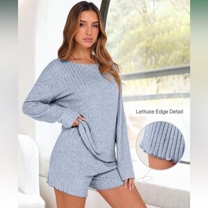 Cozy Ribbed Knit Lounge Set